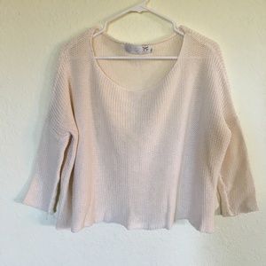 Gaya women's cotton knitted oversized sweater. Size S. AS IS.